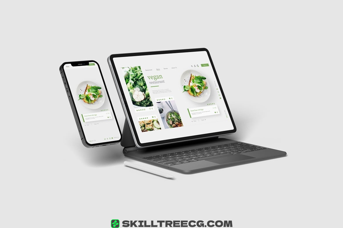 图片[5]-iPad Pro with iPhone 12 Pro Mockup（189859）-技能树